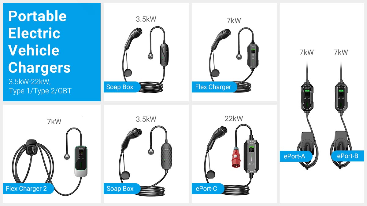 portable EV chargers