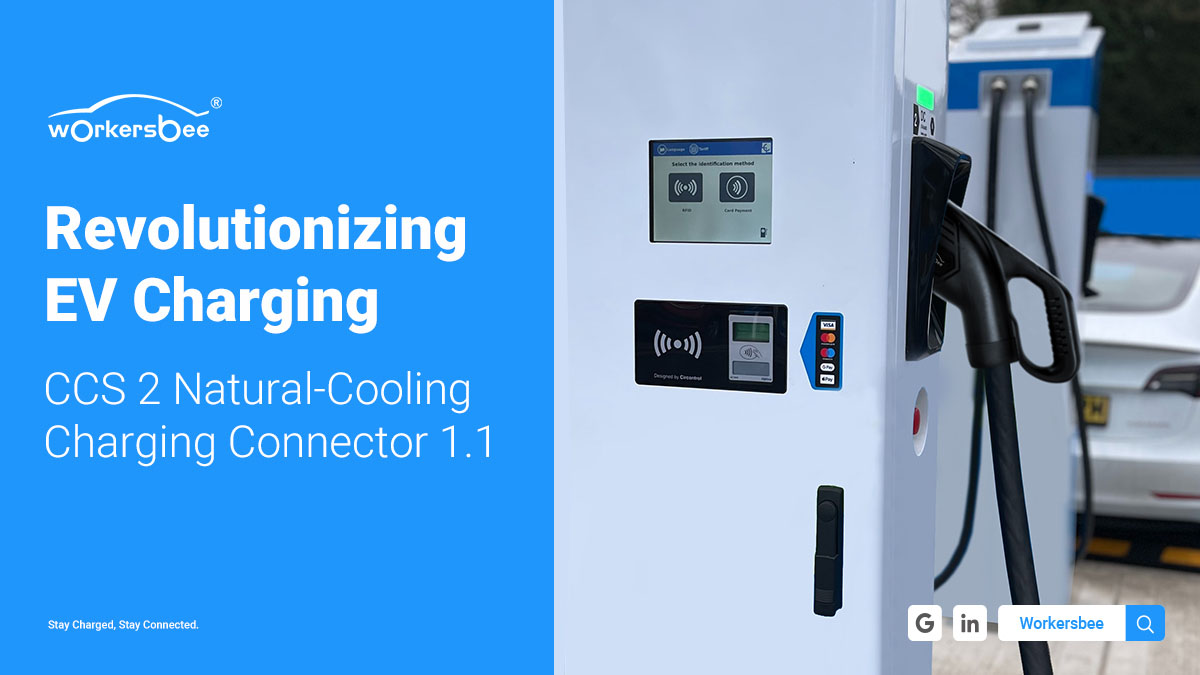 375A 자연 냉각 CCS2 EV 충전 케이블 (공공 DC 고속 충전용) | Workersbee